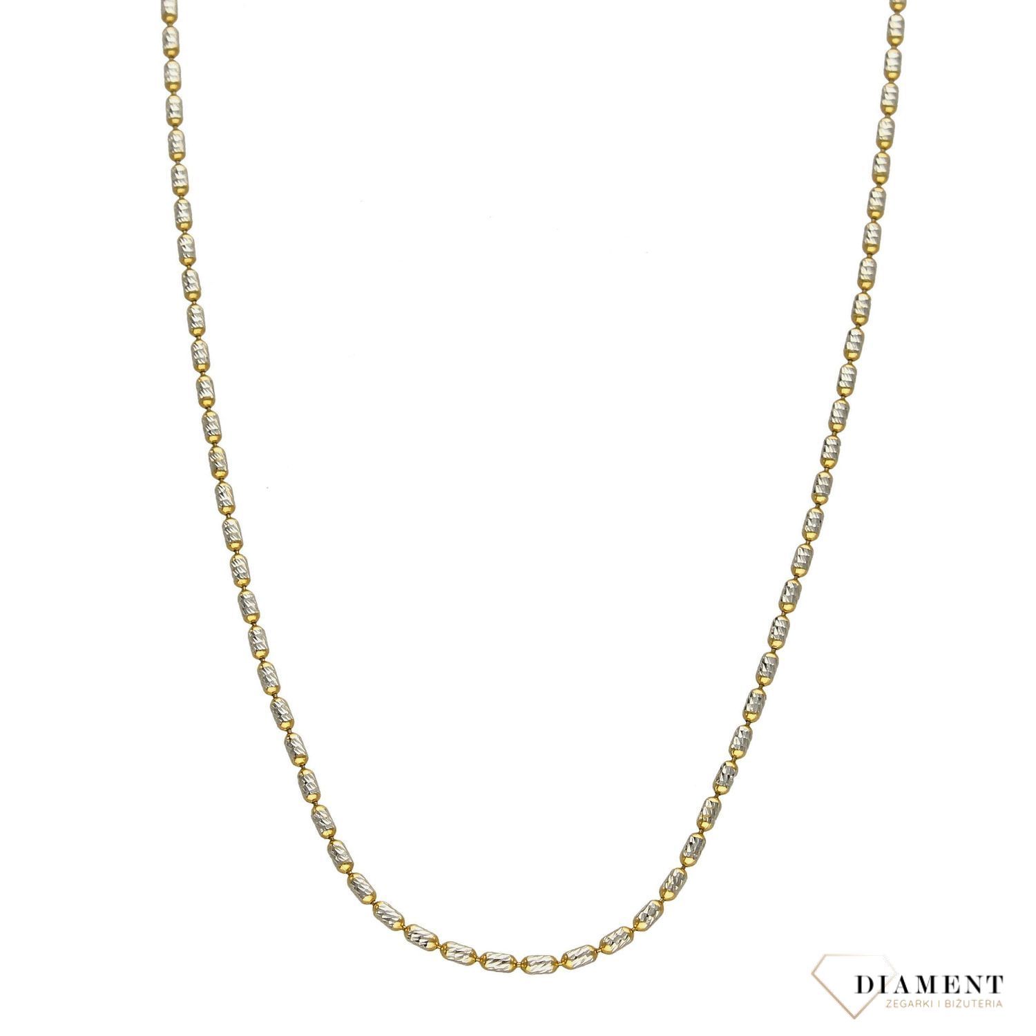 Złoty łańcuszek 585 o szerokości 1,5 cm DIA-LAN-1216-585 1,5mm.jpg